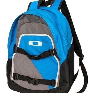 Oakley Streetman Backpack Black Blue Skate Pack 2.0 Laptop Bag Canvas